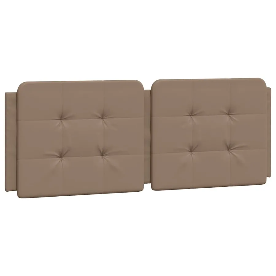 Cadre de lit sans matelas Zadar cappuccino 140x190 cm similicuir - 8