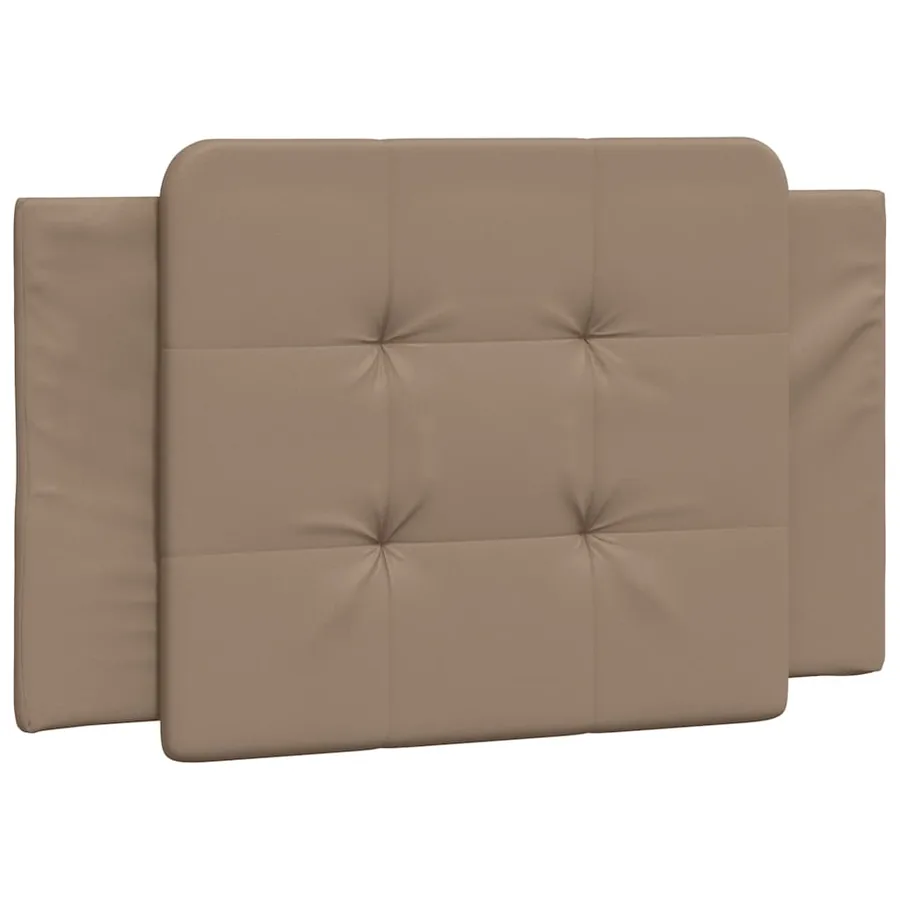 Cadre de lit sans matelas Zadar cappuccino 90x200 cm similicuir - 8