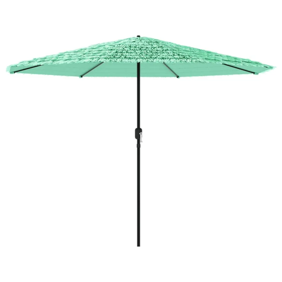 Parasol de jardin avec mât en acier vert 388x388x248 cm - 2