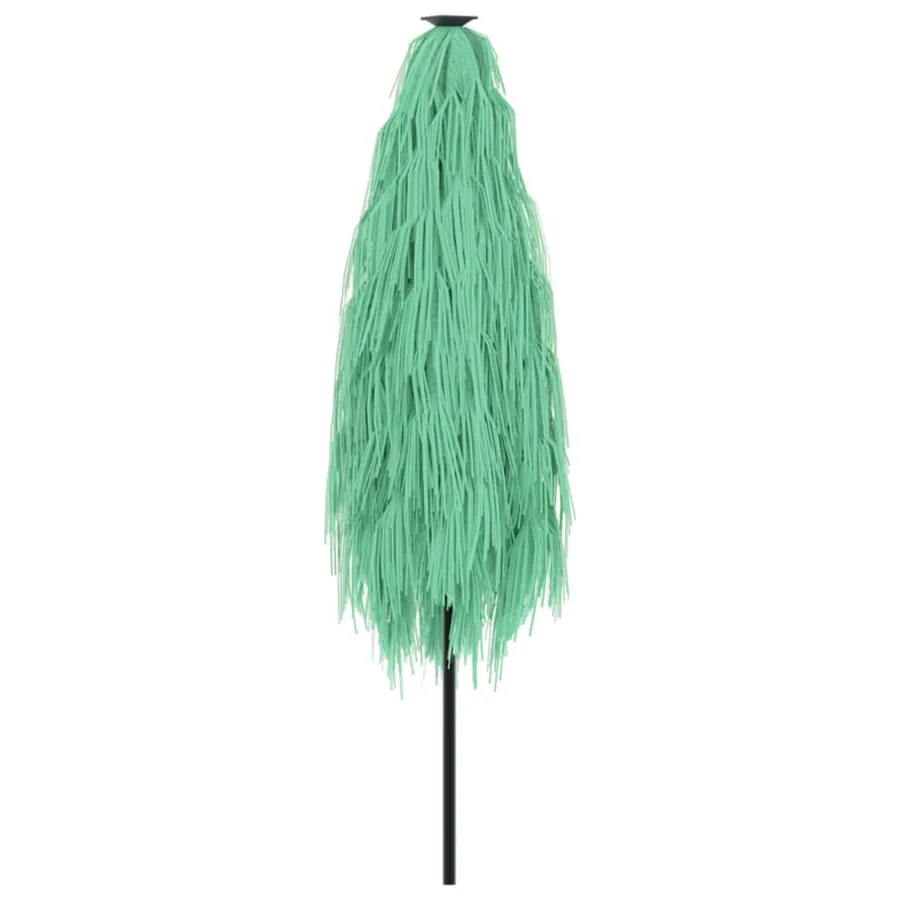 Parasol de jardin avec mât en acier vert 388x388x248 cm - 6
