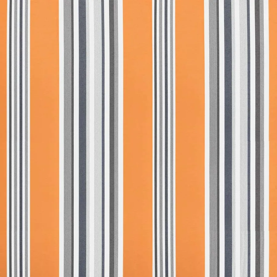 Tissu de remplacement pour auvent orange et bleu 5x3,5 m polyester - 6