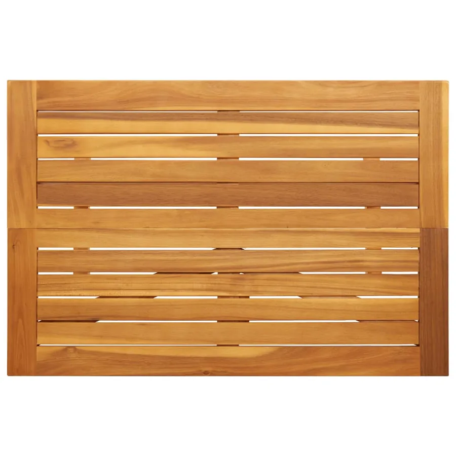 Table pliable de balcon 90x60x72 cm bois d'acacia solide - 8