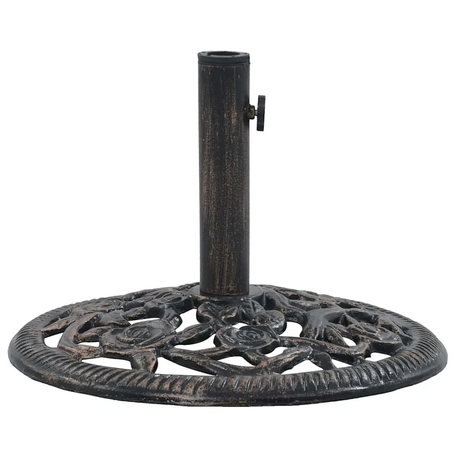Parasol base Bronze 12 kg 48 cm Cast iron - 2
