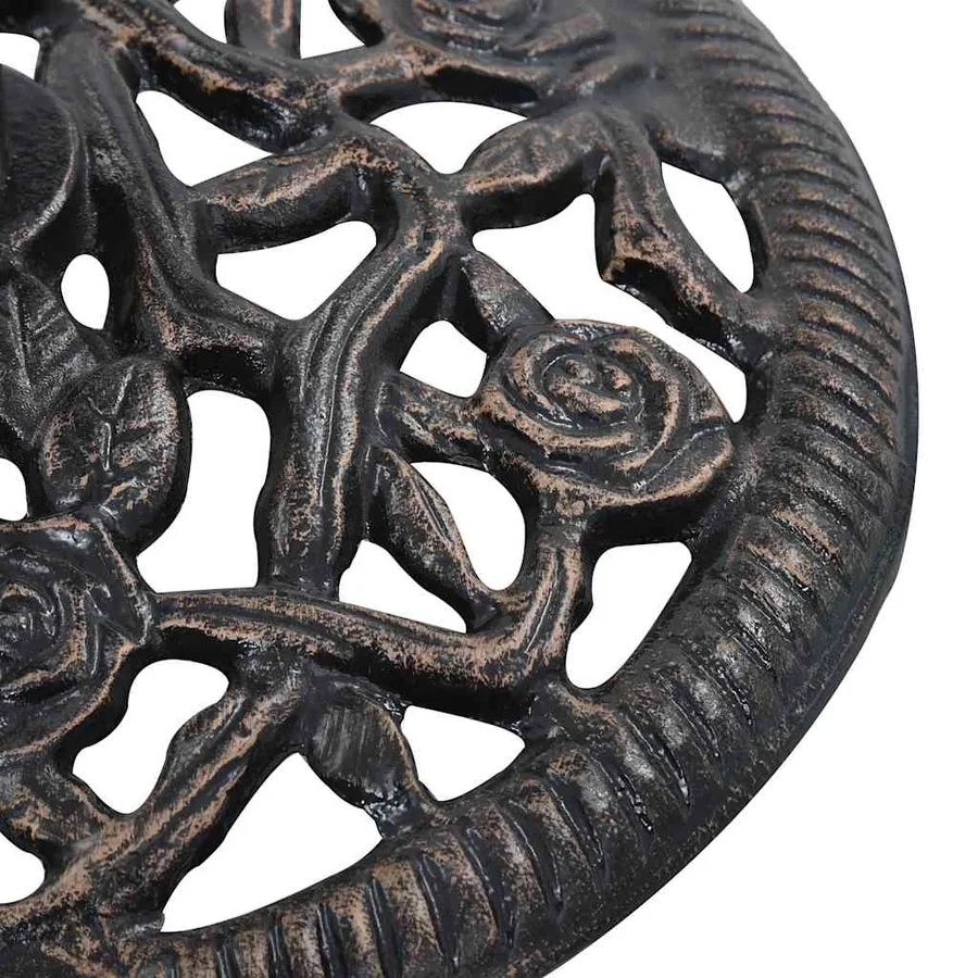 Socle de parasol Bronze 12 kg 48 cm Fonte - 7