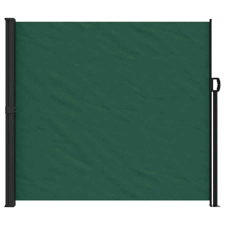 Auvent latéral rétractable vert foncé 180x600 cm - 3