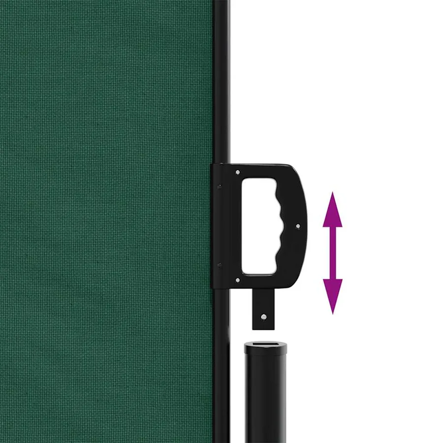 Auvent latéral rétractable vert foncé 180x600 cm - 6