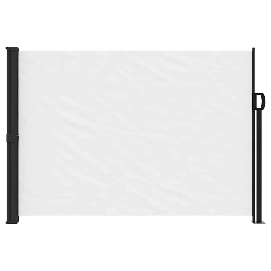 Auvent latéral rétractable blanc 140x600 cm - 3