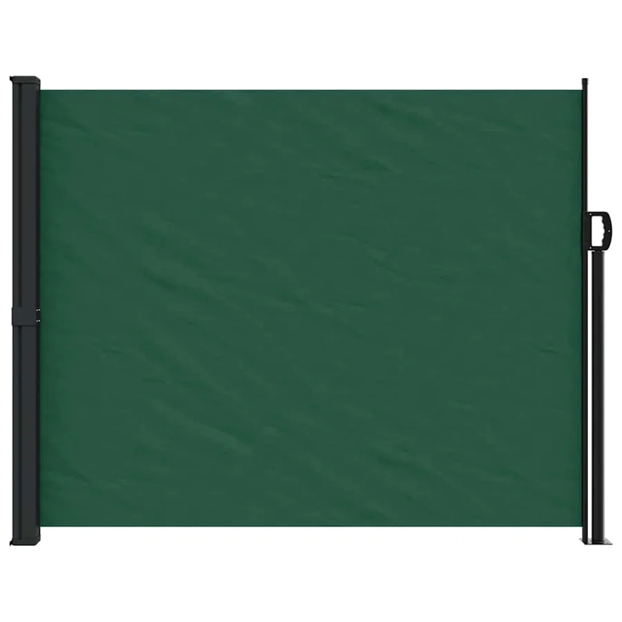 Auvent latéral rétractable vert foncé 160x500 cm - 3