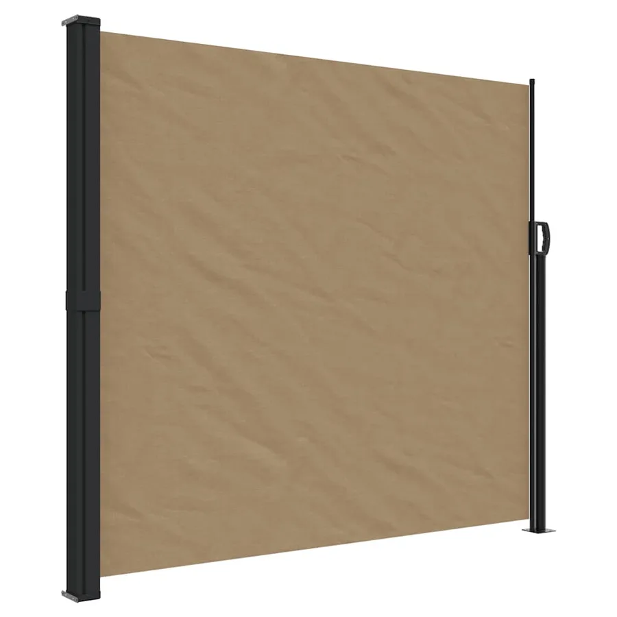 Auvent latéral rétractable taupe 180x500 cm - 2