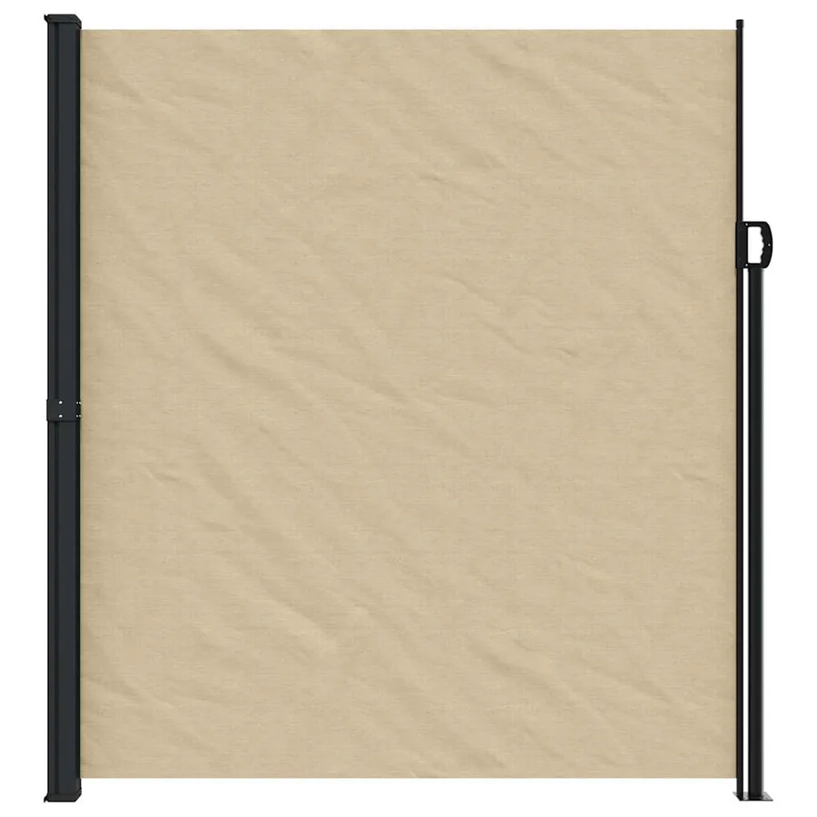 Auvent latéral rétractable beige 220x500 cm - 3