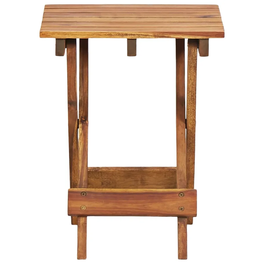 Support pour plantes 30x30x38 cm Bois d'acacia solide - 2