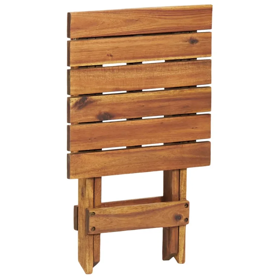 Support pour plantes 30x30x38 cm Bois d'acacia solide - 4