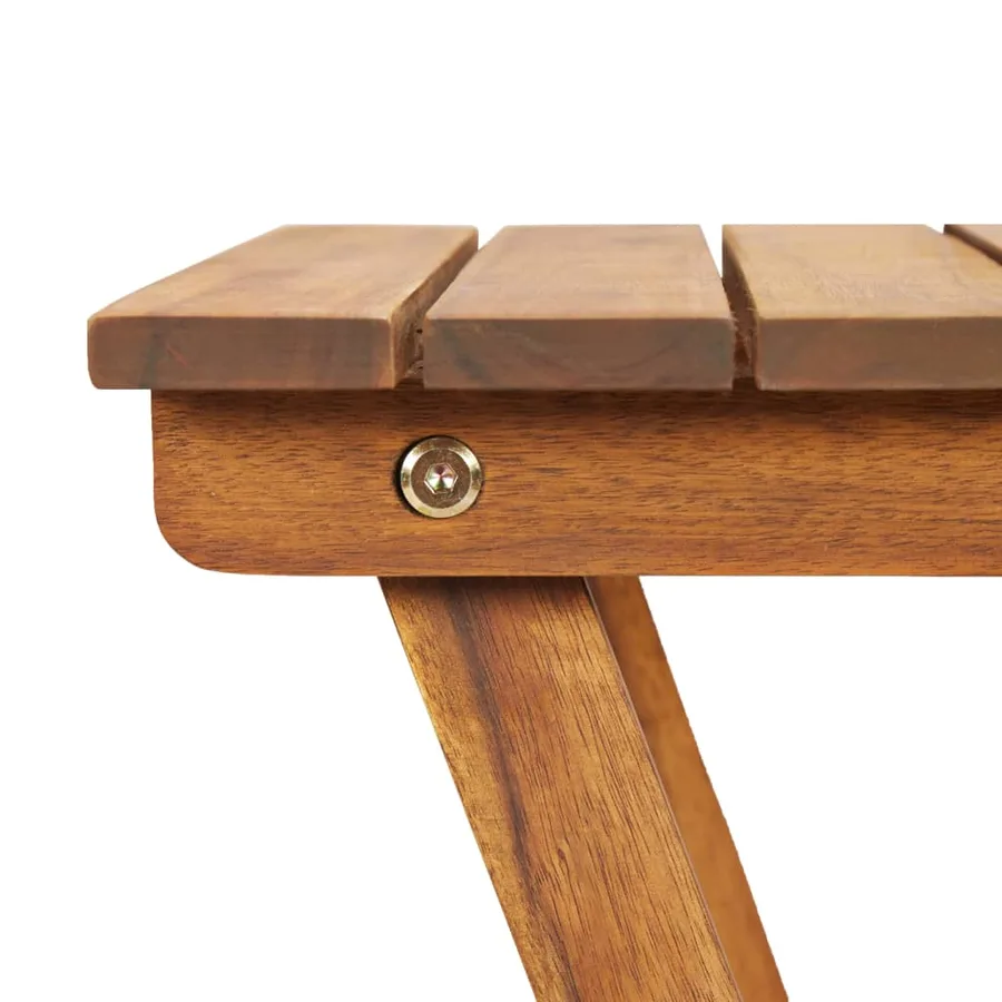 Support pour plantes 30x30x38 cm Bois d'acacia solide - 6