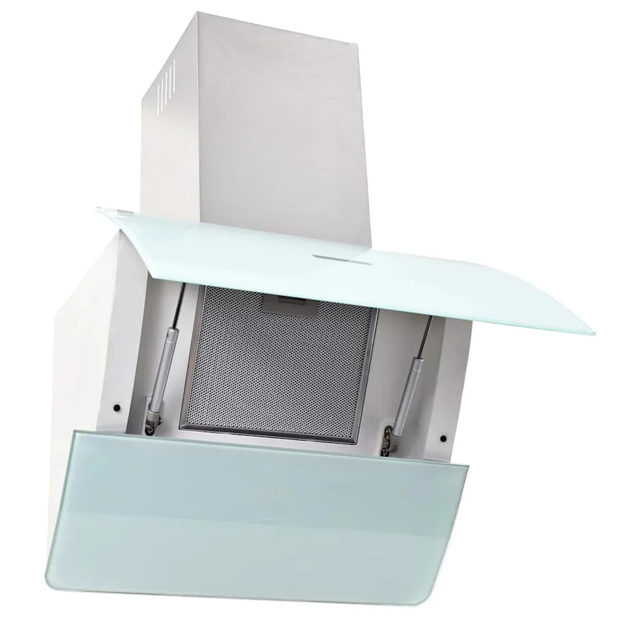 Hotte murale acier inoxydable 756 m³/h 60 cm blanc - 3