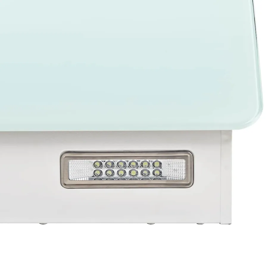 Hotte murale acier inoxydable 756 m³/h 60 cm blanc - 7