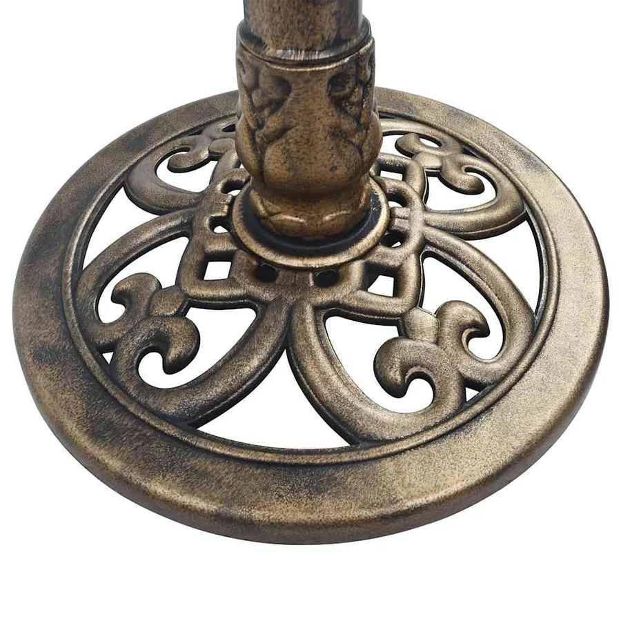 Baignoire de jardin pour oiseaux Bronze Plastique - 3
