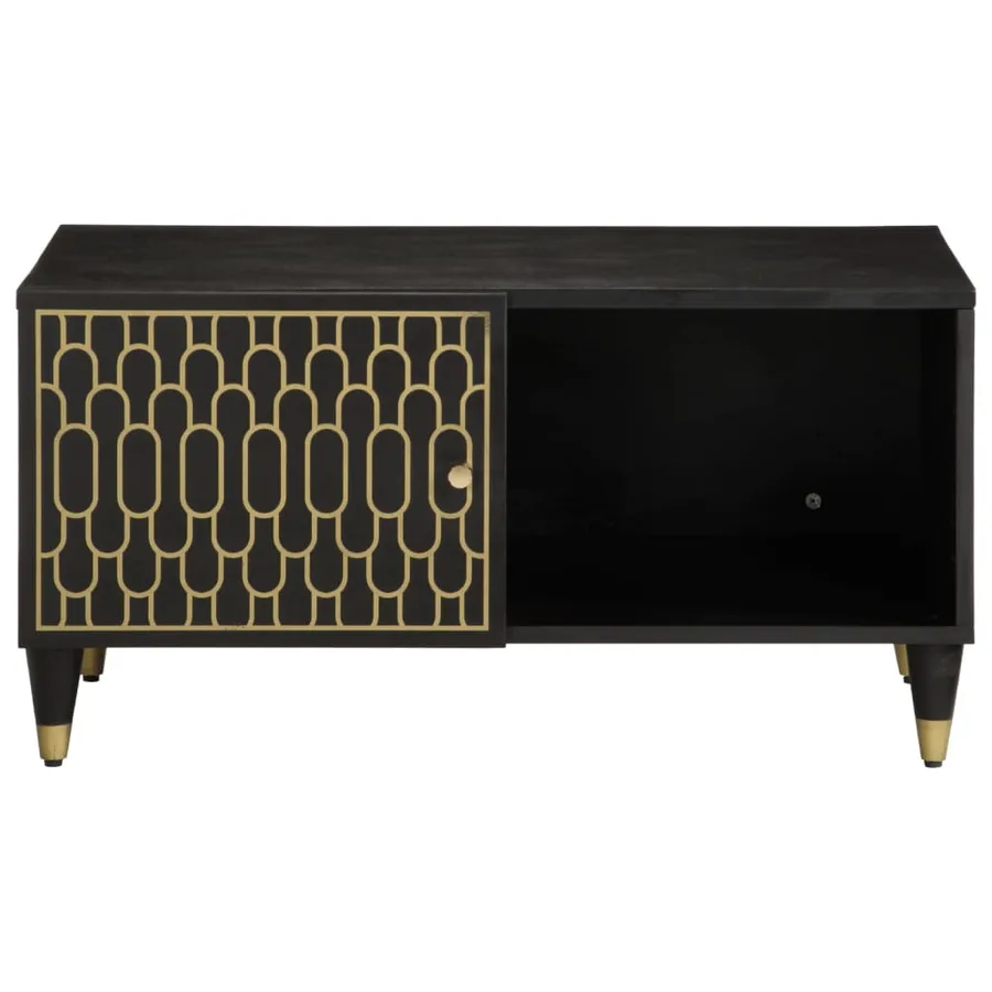 Table basse 80x50x40 cm bois de manguier massif - 3