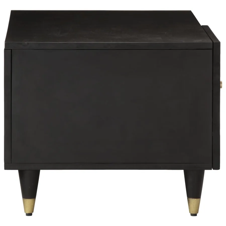Table basse 80x50x40 cm bois de manguier massif - 4