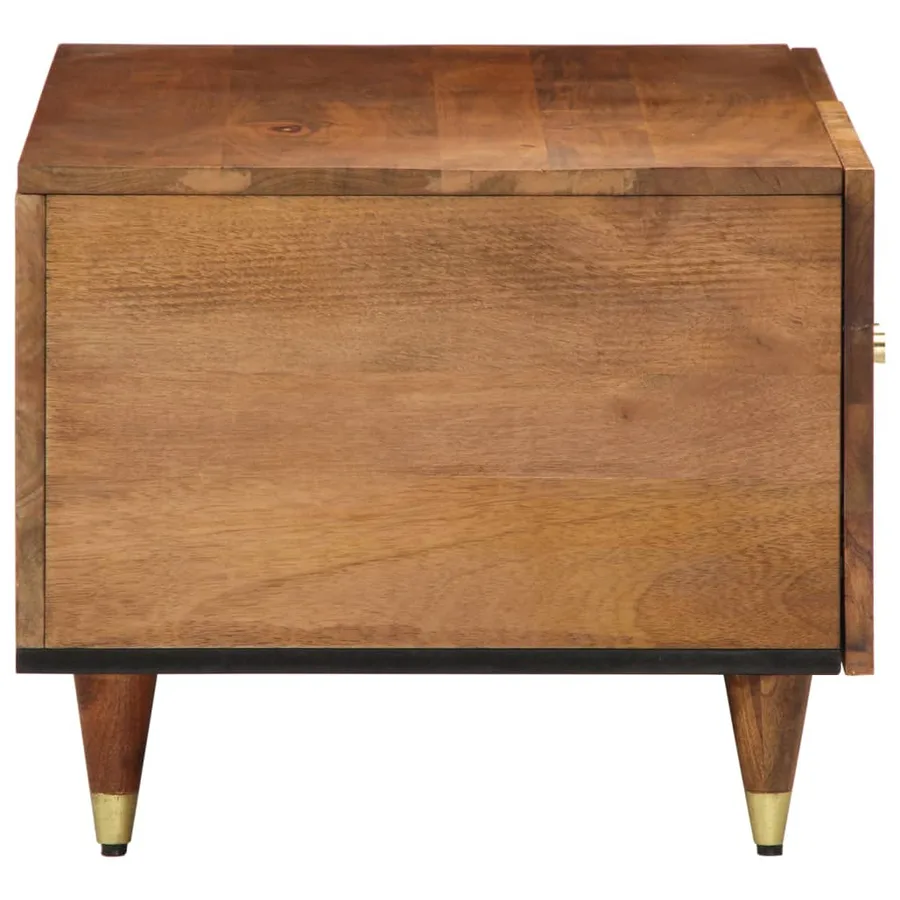 Table basse 80x50x40 cm bois de manguier massif - 4
