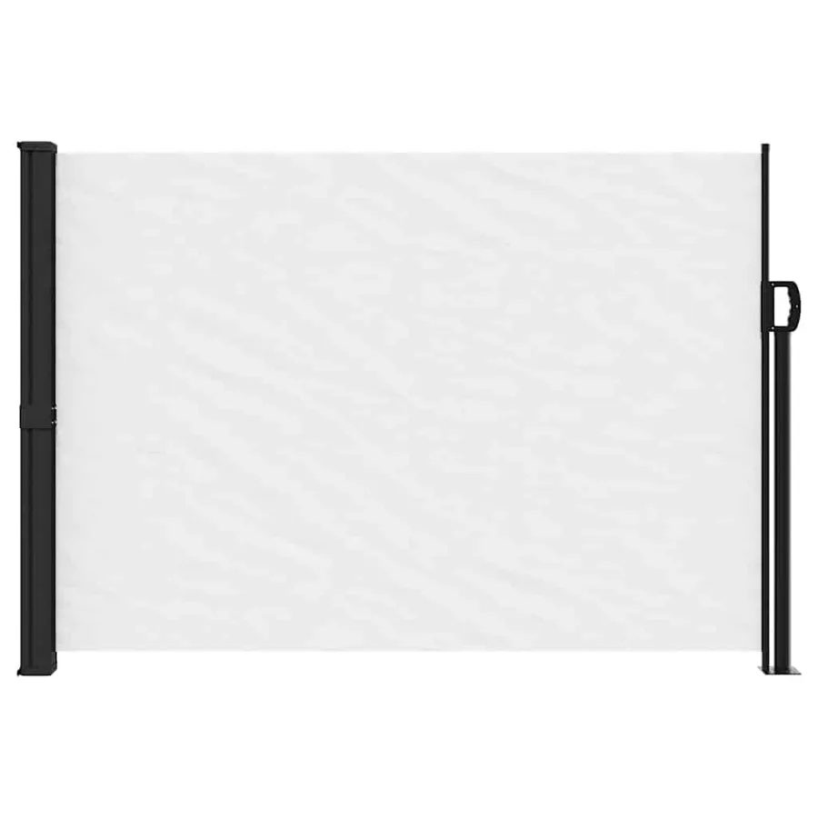 Auvent latéral rétractable blanc 140x500 cm - 3