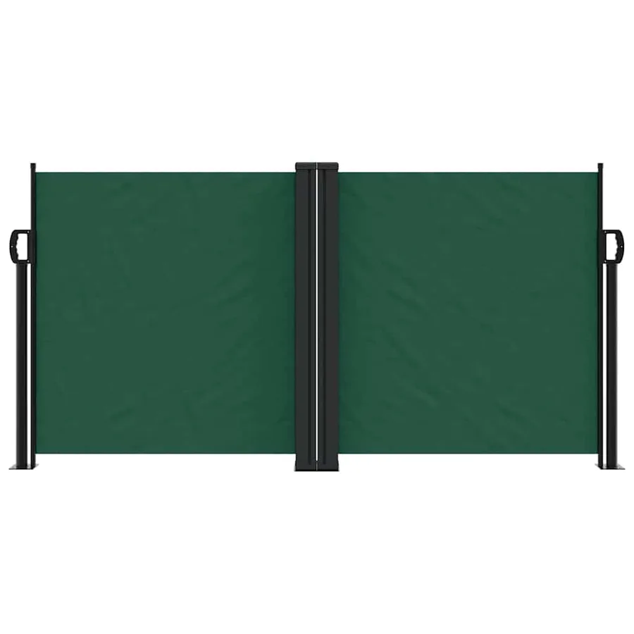Auvent latéral rétractable vert foncé 120x1200 cm - 3