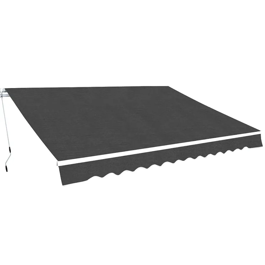 Auvent pliable manuel 450 cm Anthracite