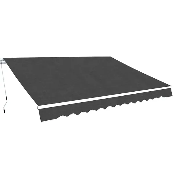 Auvent pliable manuel 450 cm Anthracite