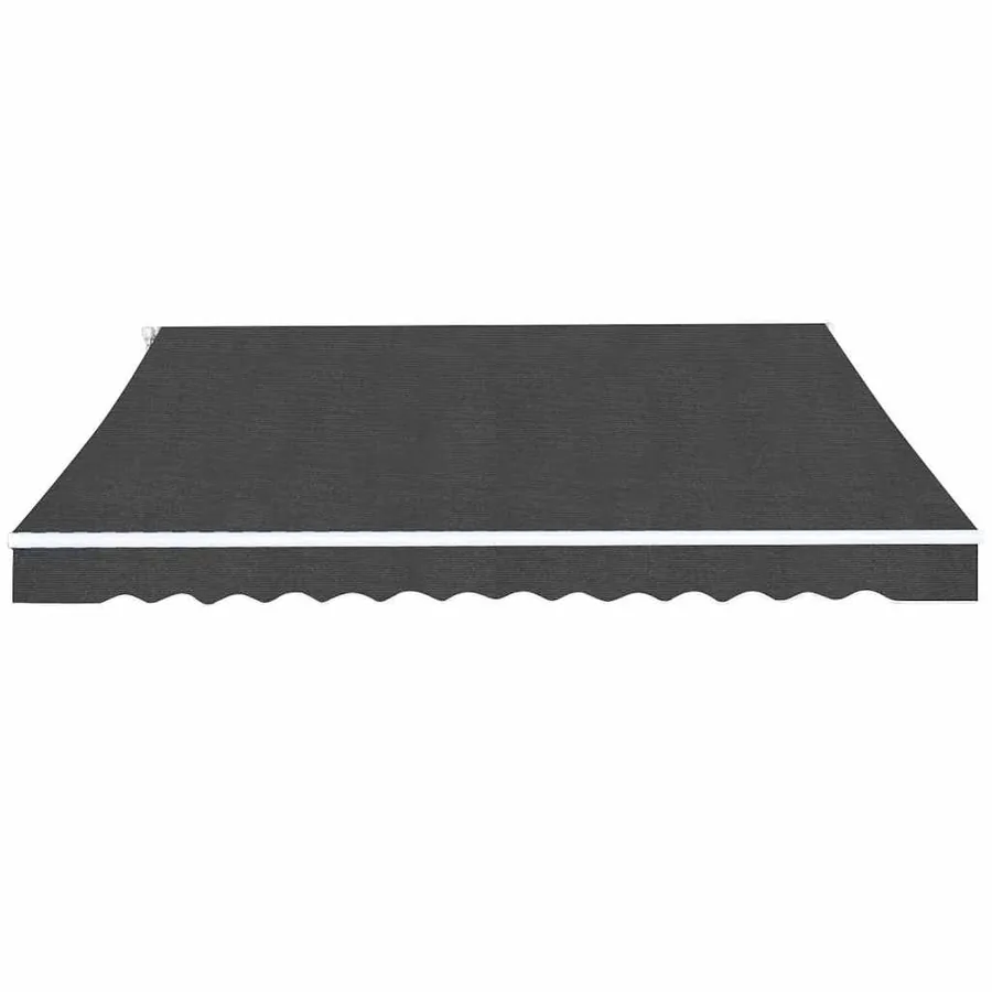 Auvent pliable manuel 450 cm Anthracite - 2