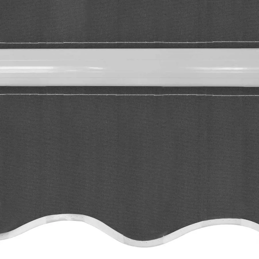 Auvent pliable manuel 450 cm Anthracite - 4
