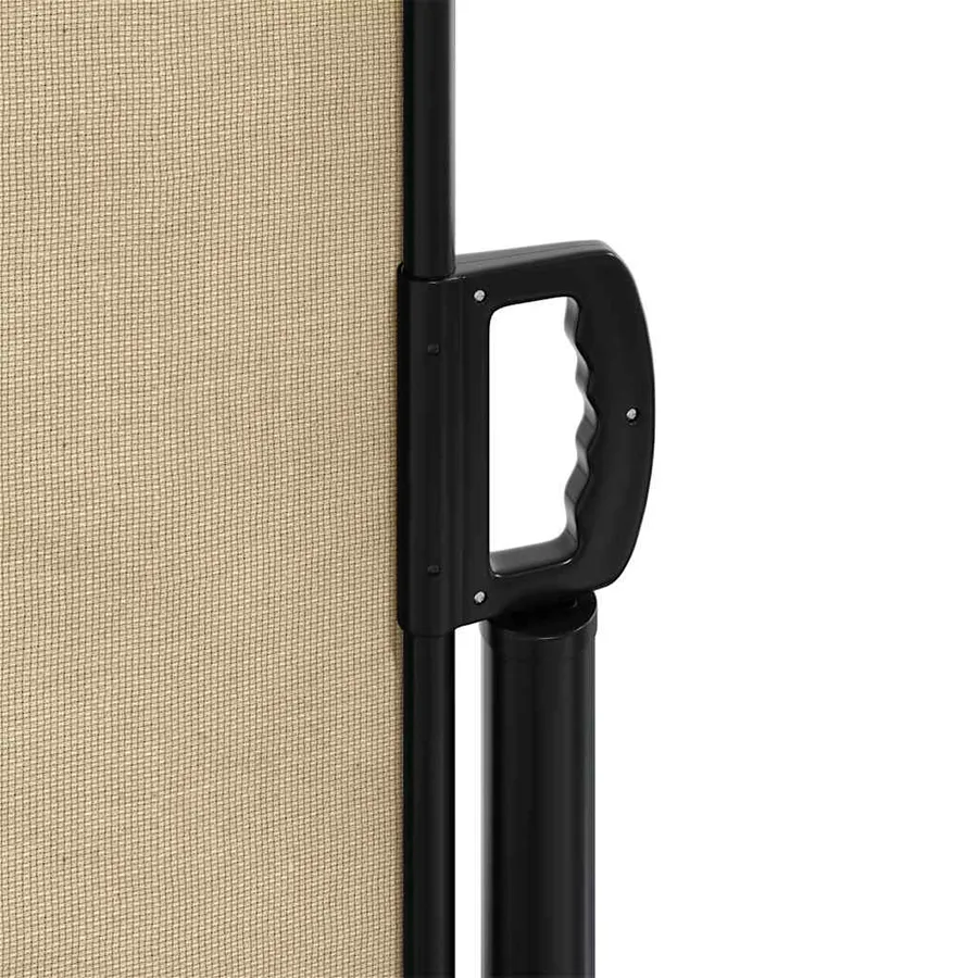 Auvent latéral rétractable beige 100x600 cm - 8