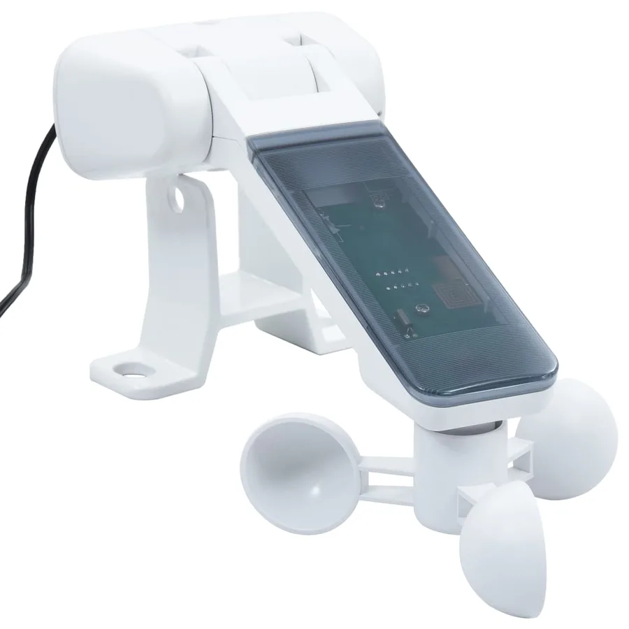 Auvent rétractable automatique avec LED anthracite et blanc - 10
