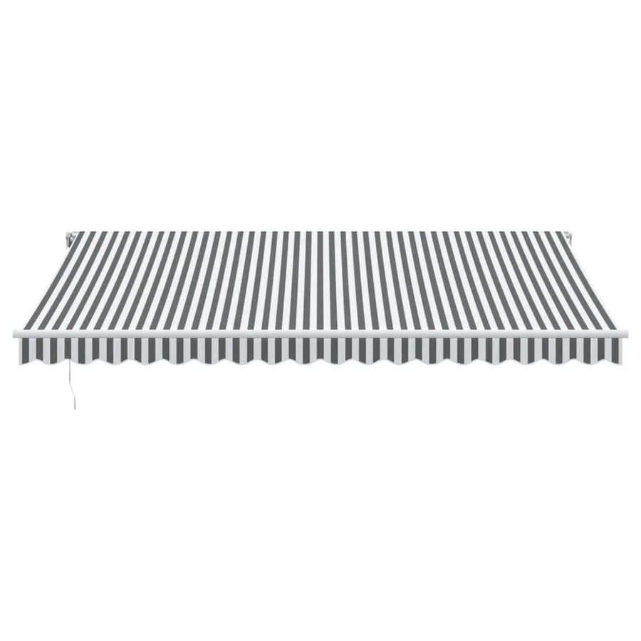 Auvent rétractable automatique avec LED anthracite et blanc - 4