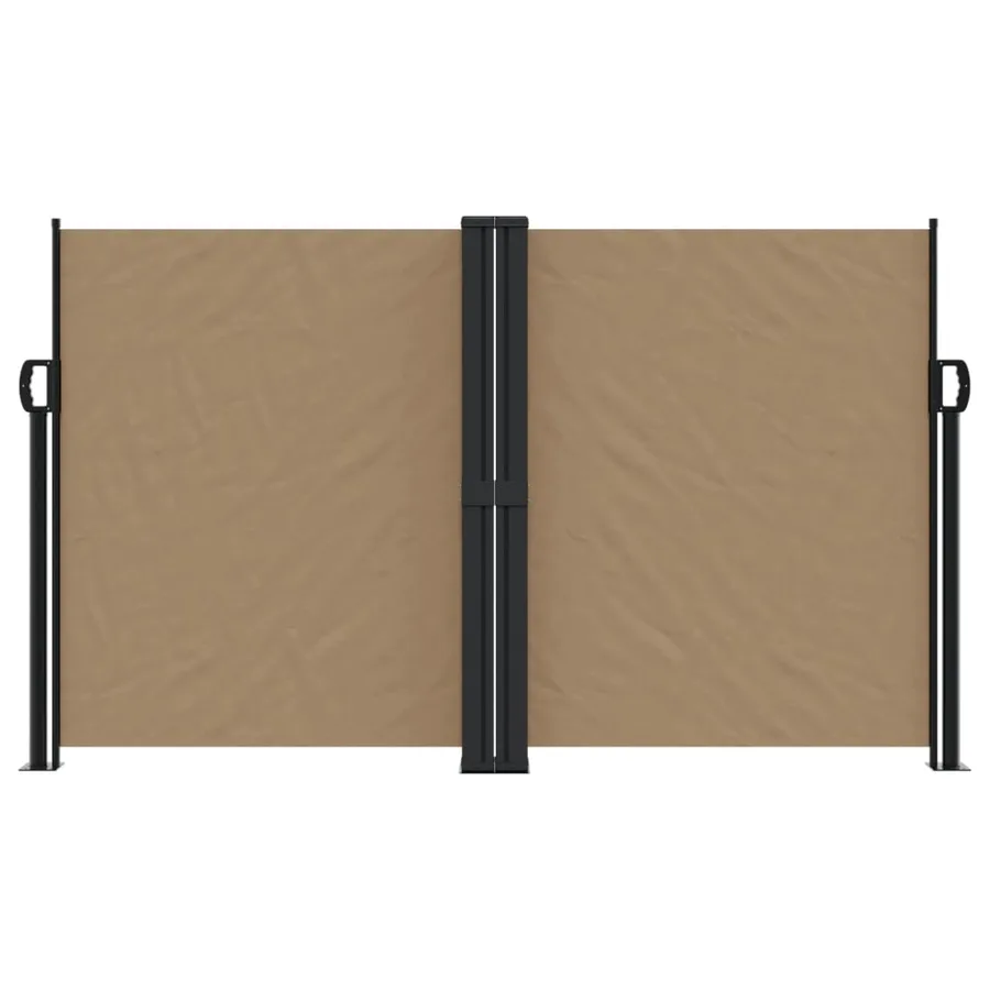 Auvent latéral rétractable taupe 140x1200 cm - 3