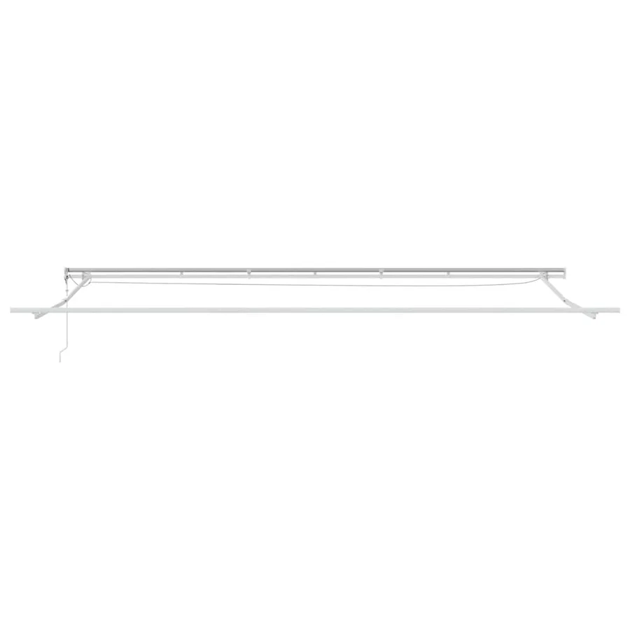 Auvent rétractable automatique avec LED marron 600x300 cm - 6
