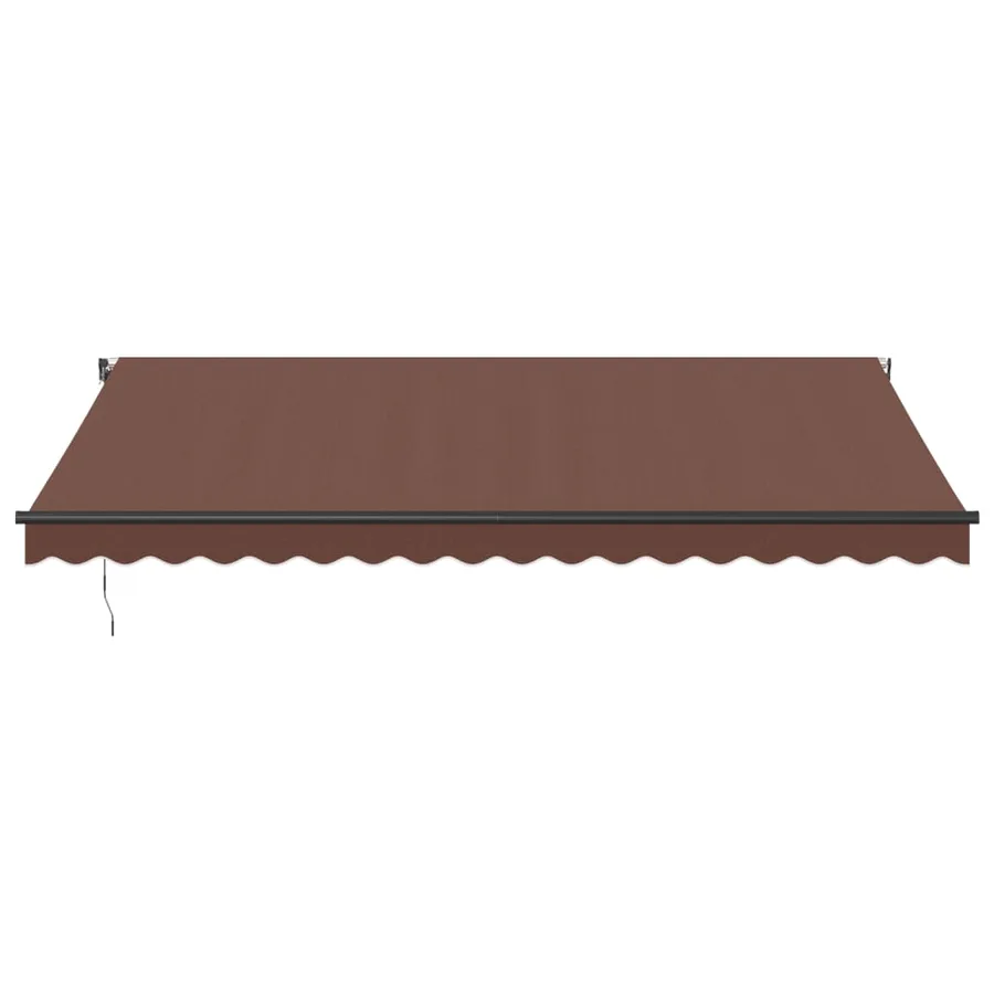 Auvent rétractable automatique marron 450x350 cm - 3