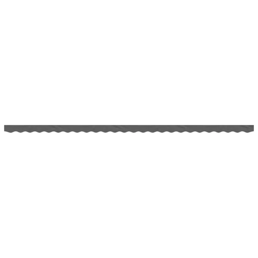 Tissu de remplacement de cantonnière d’auvent rayure anthracite - 3