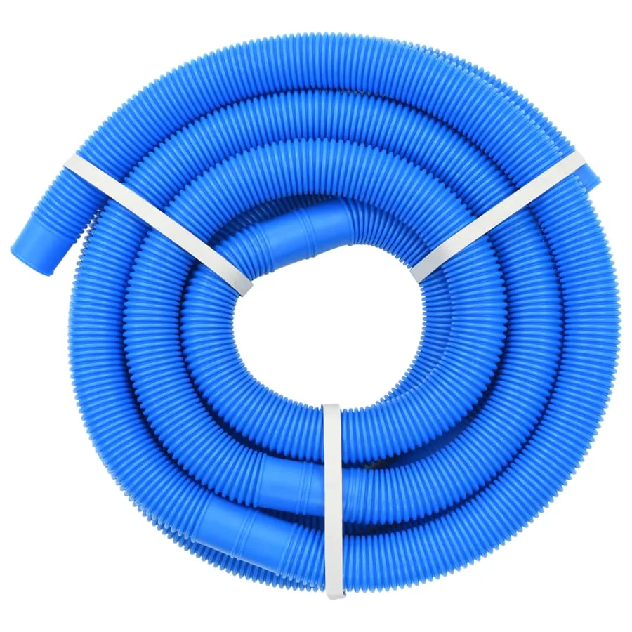 Tuyau de piscine avec colliers de serrage Bleu 38 mm 6 m - 3