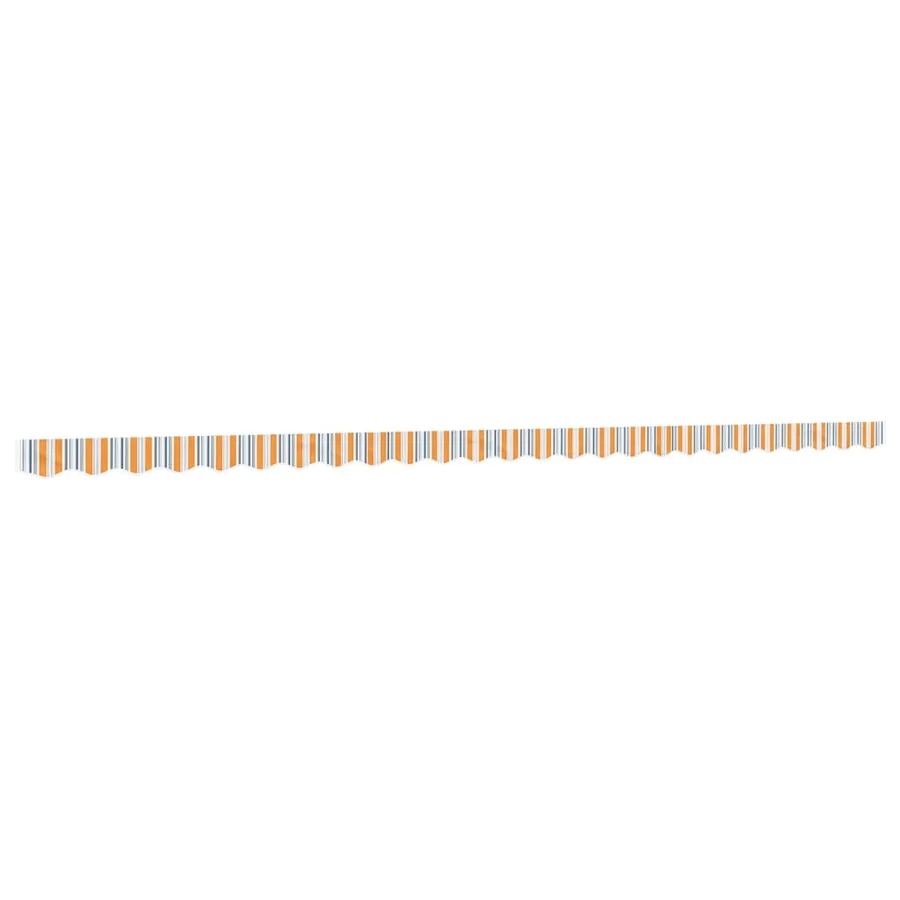 Tissu de remplacement de cantonnière d’auvent multicolore 6 m - 2