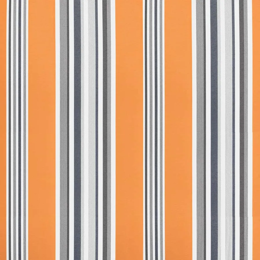 Tissu de remplacement de cantonnière d’auvent multicolore 6 m - 5