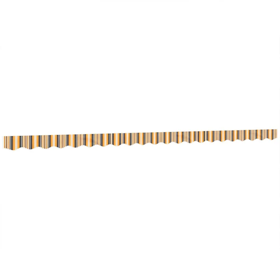 Tissu de remplacement de cantonnière d’auvent rayure jaune gris - 2