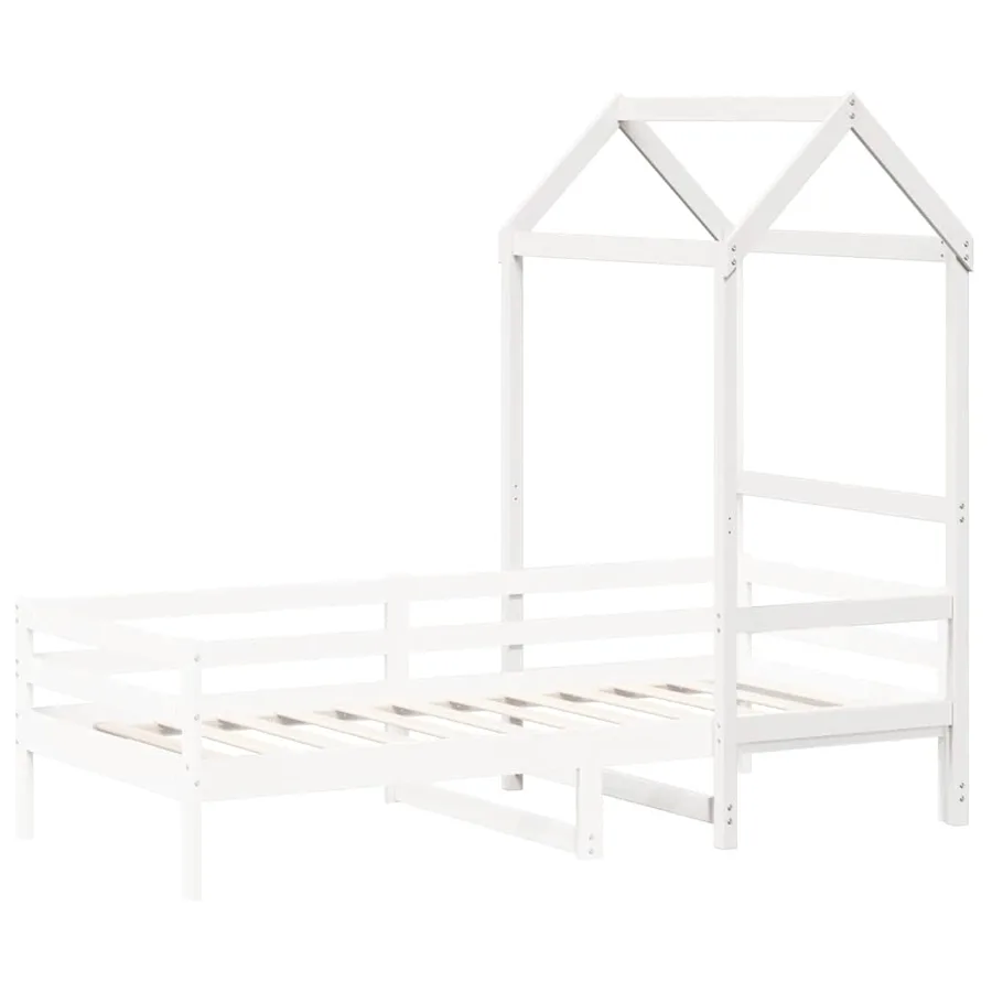 Toit de lit pour enfants 118x70x176,5 cm bois de pin massif - 3