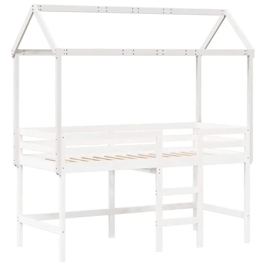 Toit de lit pour enfants 207x95,5x159 cm bois de pin massif - 3