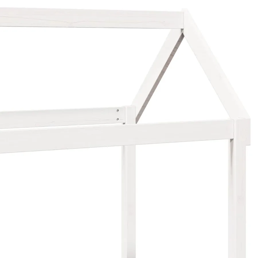 Ensemble de lit de jour et de banc et toit sans matelas blanc - 10