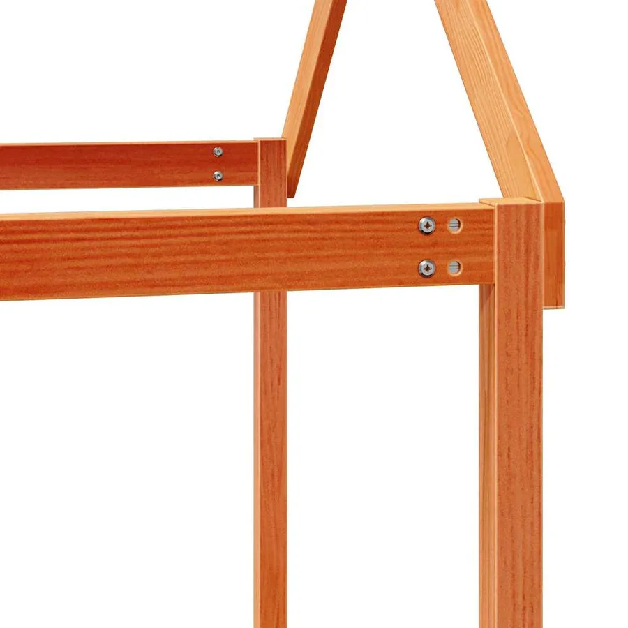 Lit superposé sans matelas cire marron 90x200 cm pin massif - 10