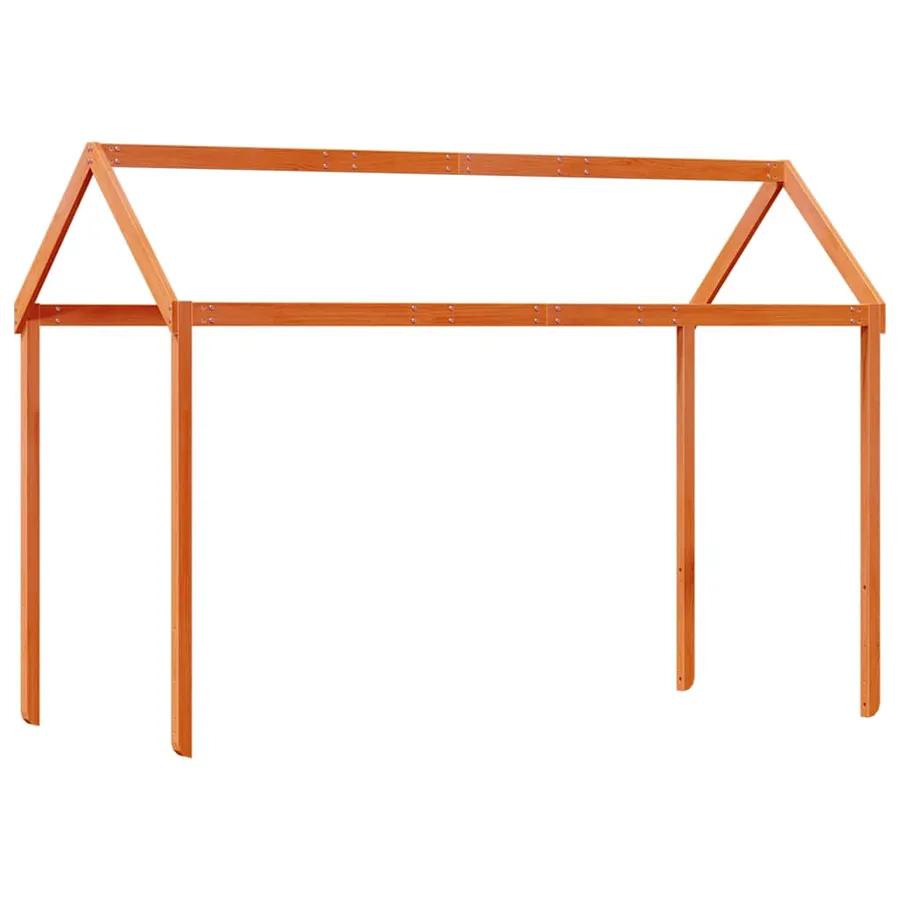 Lit superposé sans matelas cire marron 90x200 cm pin massif - 6