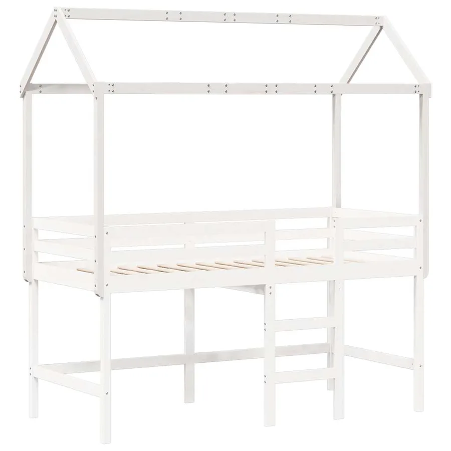Toit de lit pour enfants 217x95,5x159 cm bois de pin massif - 3