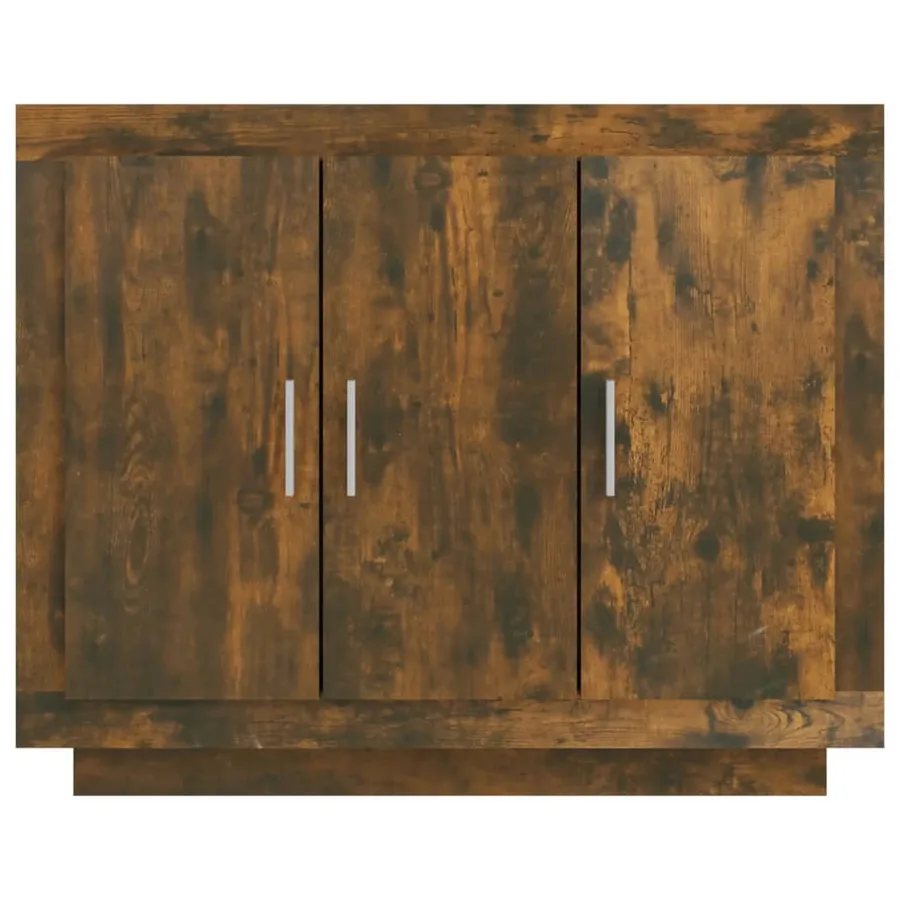 Buffet Chêne fumé 92x35x75 cm Bois d'ingénierie - 5