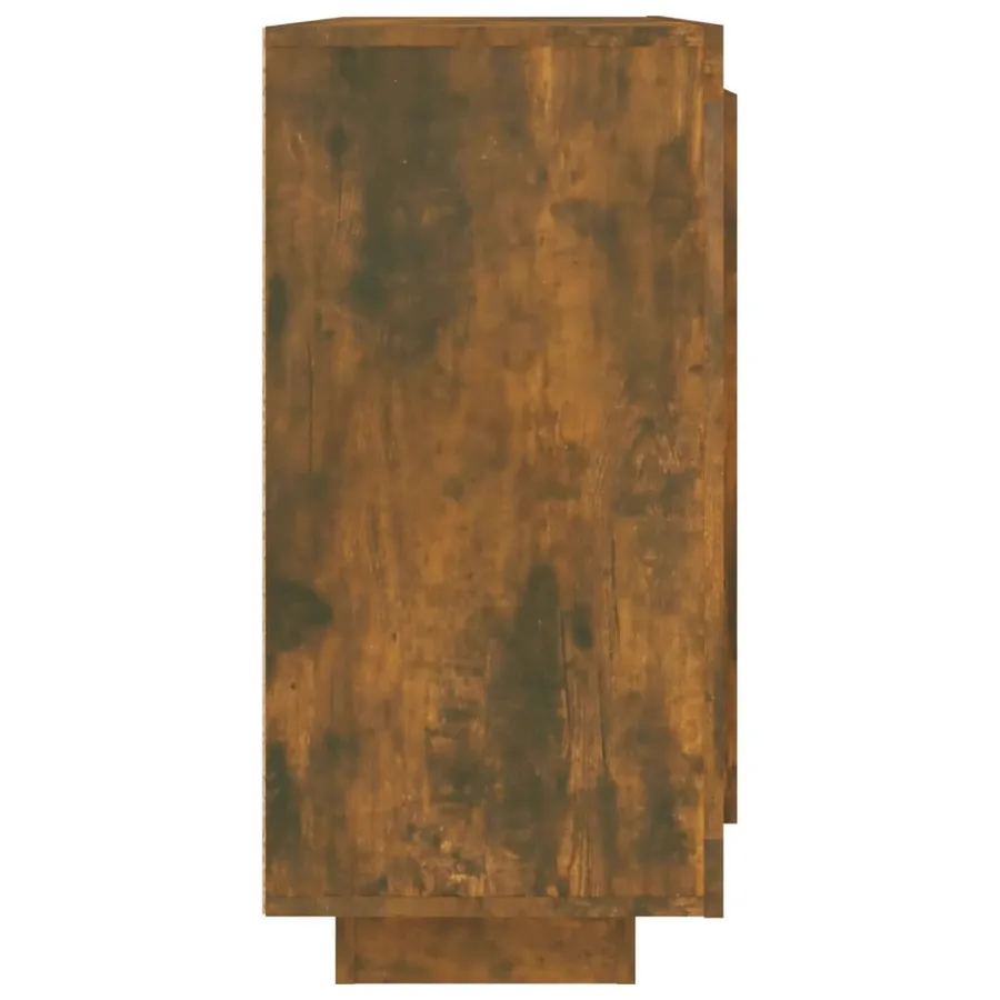 Buffet Chêne fumé 92x35x75 cm Bois d'ingénierie - 6