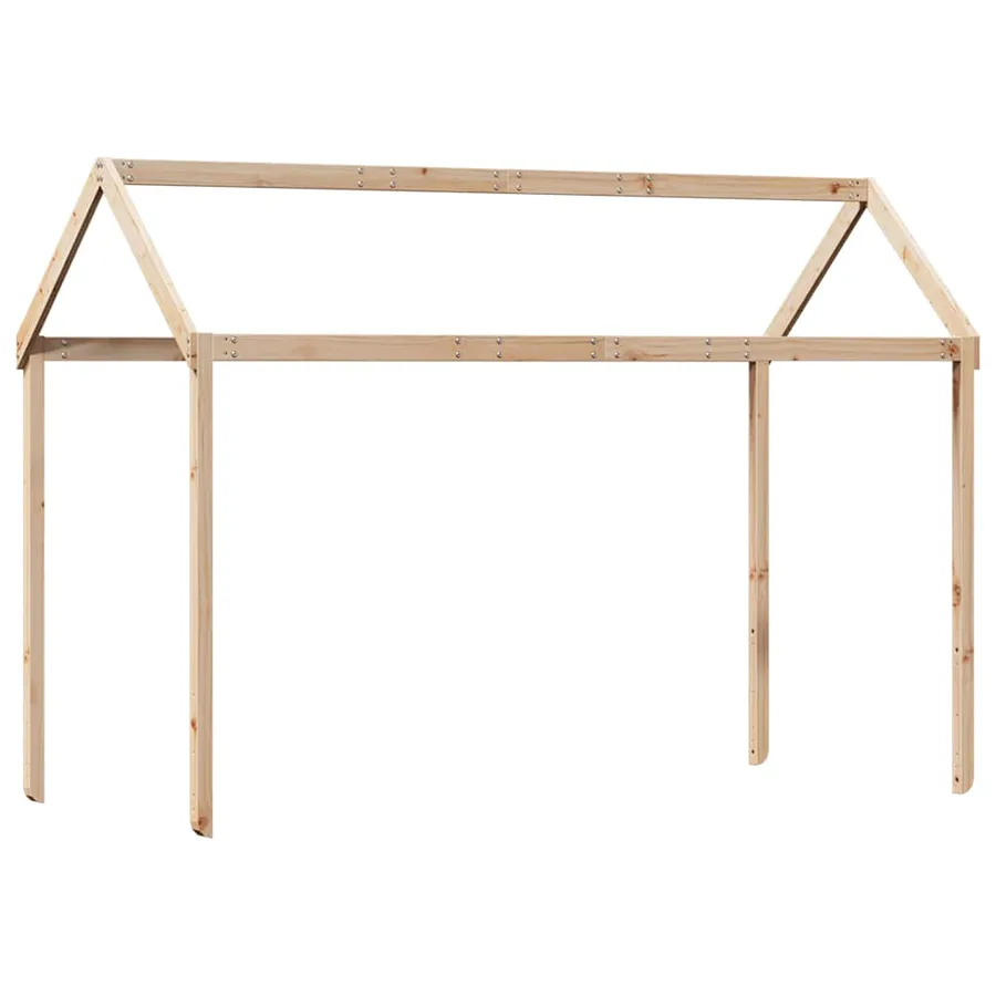 Toit de lit pour enfants 207x80,5x151,5 cm bois de pin massif - 2