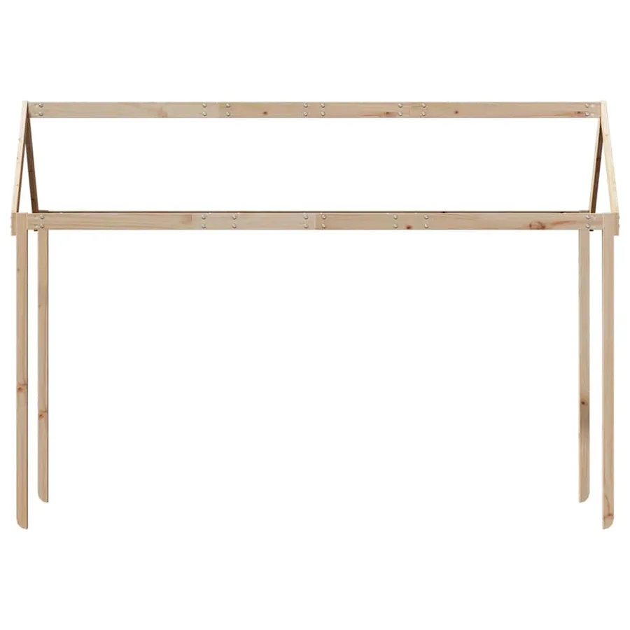 Toit de lit pour enfants 207x80,5x151,5 cm bois de pin massif - 4